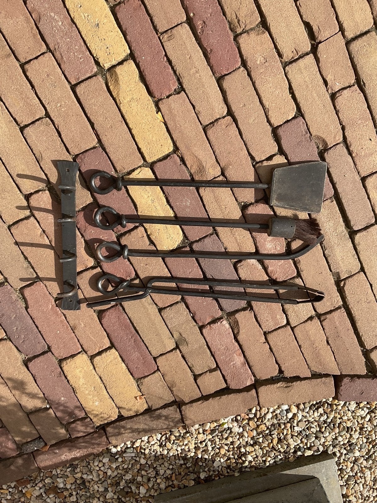 Modern handgesmeed haardstel, Ophalen of Verzenden, Gebruikt, Overige soorten