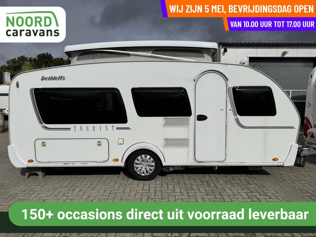 Dethleffs Tourist 460 MOVER + ENKELE BEDDEN + LEVEL SYSTEEM, Caravans en Kamperen, Bedrijf, Tot en met 4, 1000 - 1250 kg, Dethleffs