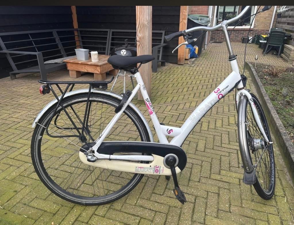Leuke meisjesfiets - Sparta Marathon 26 inch, Ophalen, Gebruikt, 26 inch of meer, Handrem
