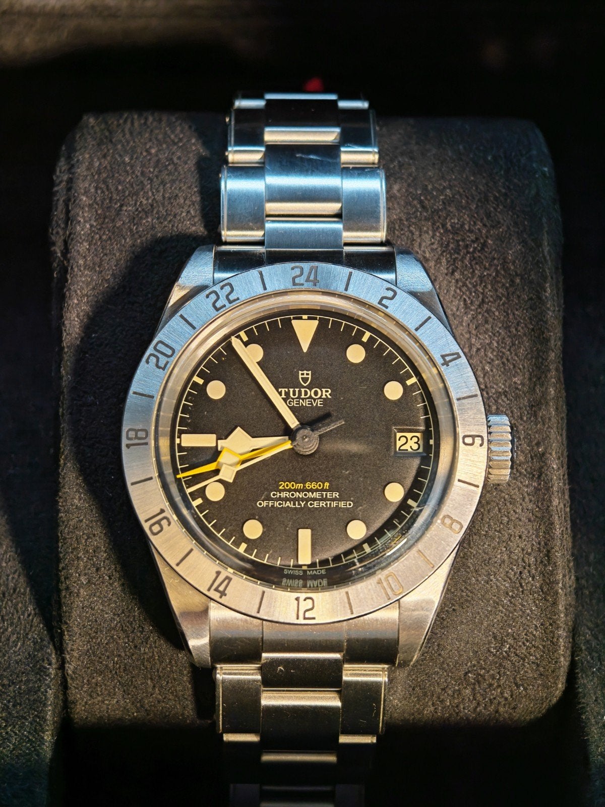Tudor Black Bay Pro - Full Set, Ophalen of Verzenden, Staal, Overige merken