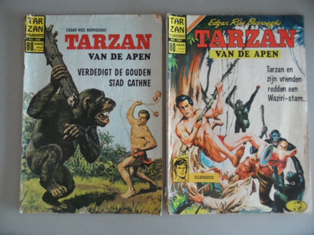 Tarzan van de Apen. 1297 en 1286., Boeken, Stripboeken, Meerdere stripboeken, Ophalen of Verzenden, Gelezen