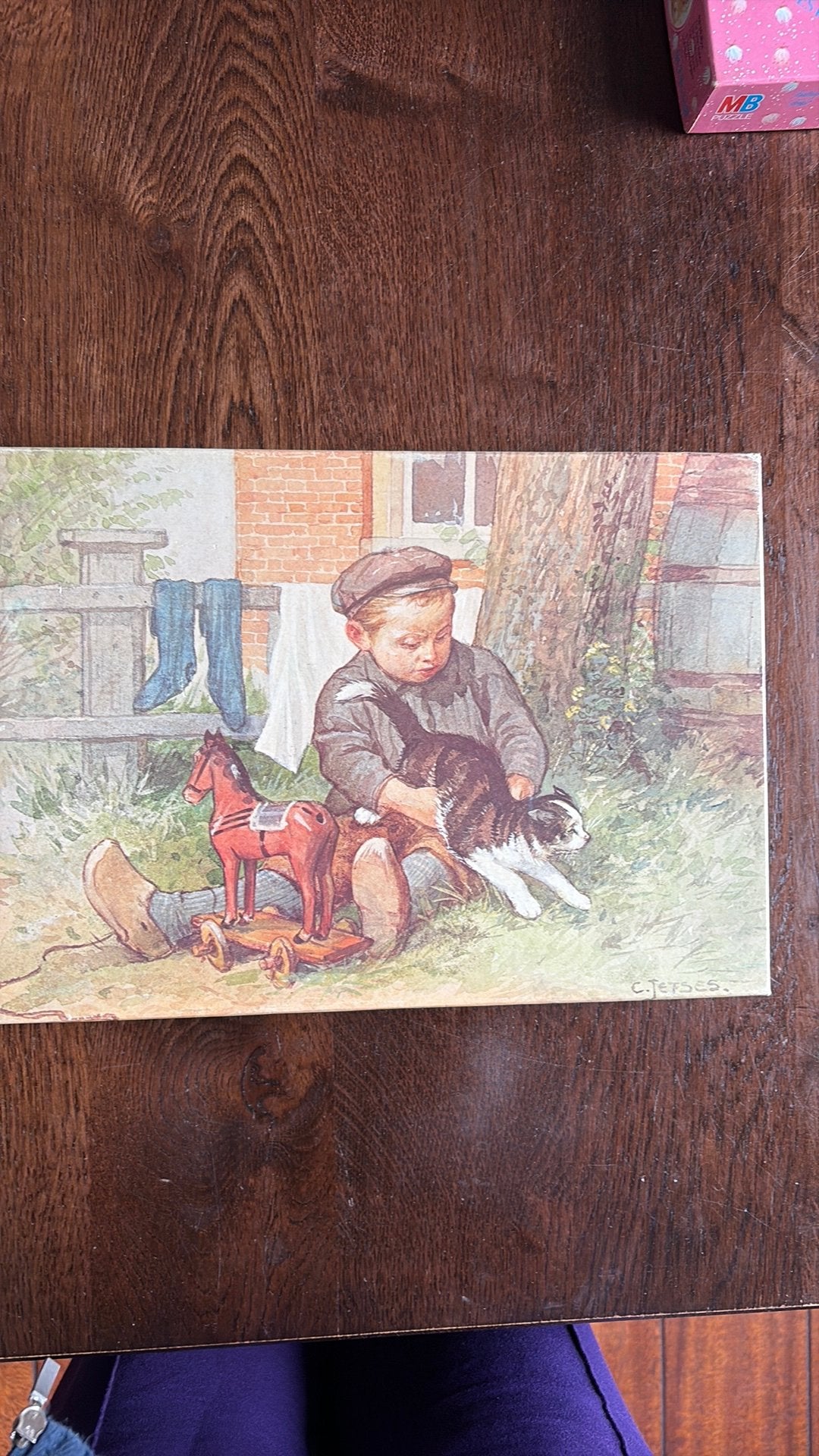 Puzzel cornelis jetses, Ophalen of Verzenden, Meer dan 50 stukjes, Gebruikt, 6 jaar of ouder