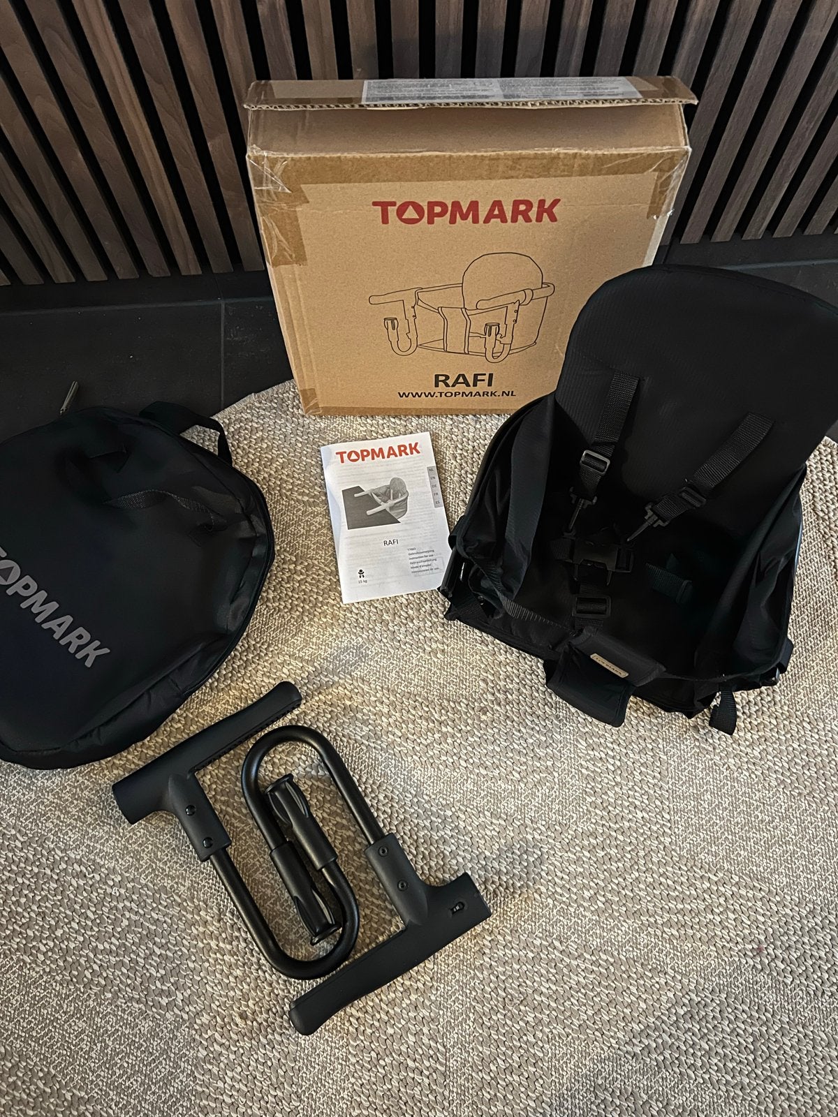 Topmark Rafi hangstoel - Nieuw in doos, Ophalen, Nieuw, Hangstoel, Gordel(s)