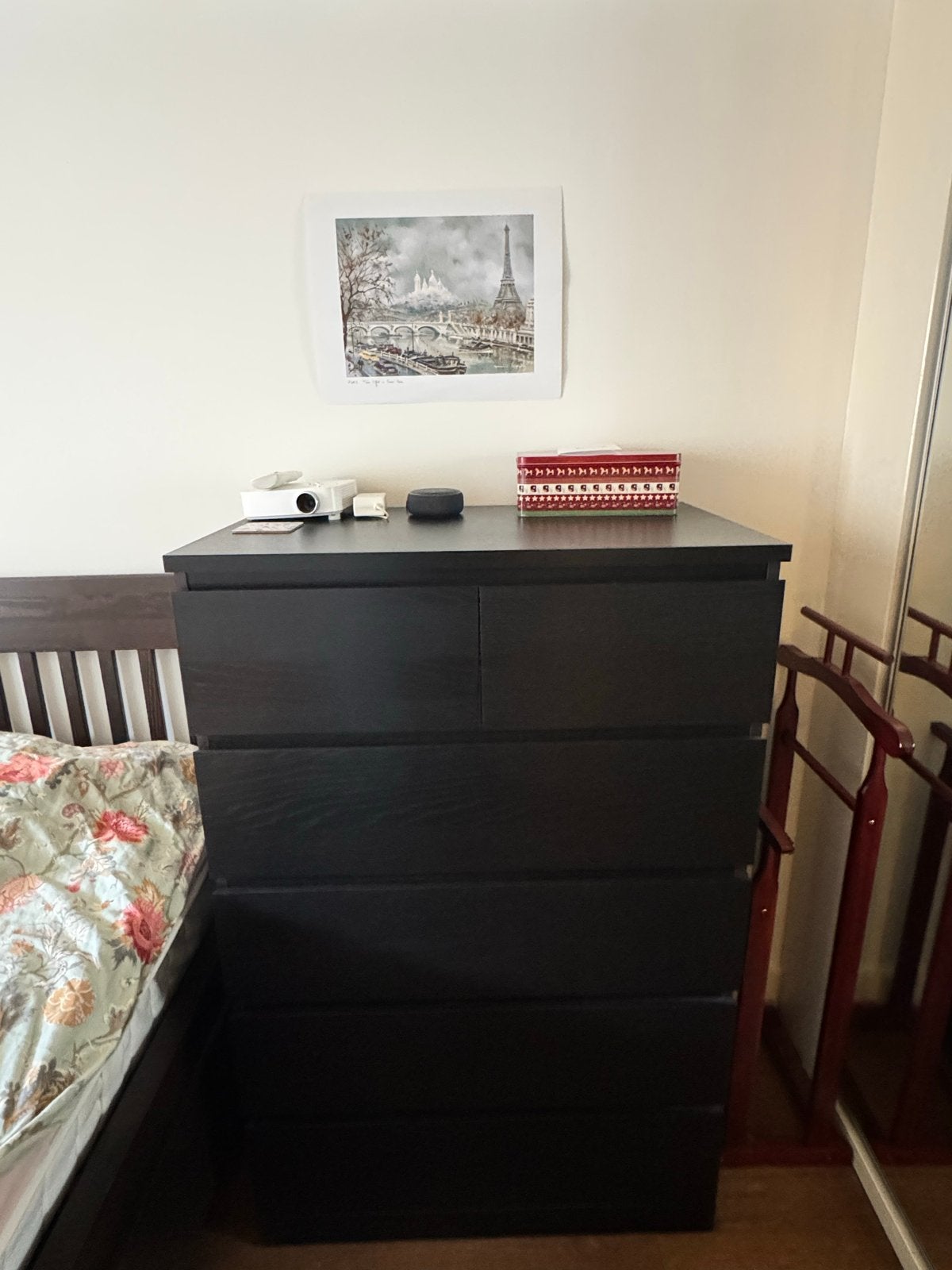 IKEA MALM ladekast met 6 lades - Zwartbruin, Ophalen, Gebruikt, 5 laden of meer, 100 tot 150 cm
