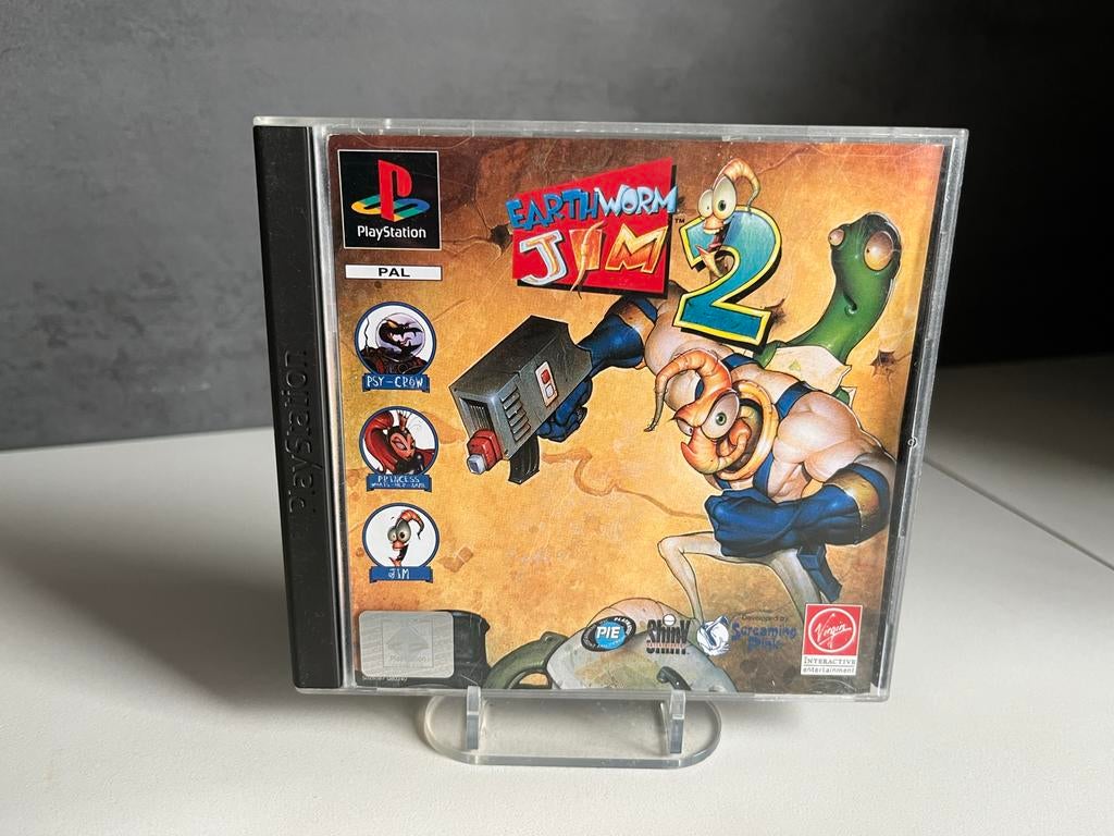 Earthworm Jim 2 - PlayStation 1 (PS1) Klassieker, Gebruikt, T, Ophalen of Verzenden, Platform