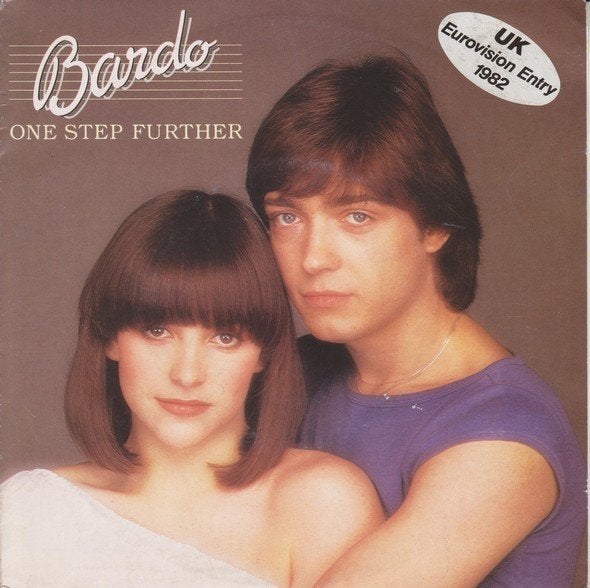 Eurovisie Songfestival (1982) BARDO - One Step Further, Fotohoes, Ophalen of Verzenden, Zo goed als nieuw, 12 inch