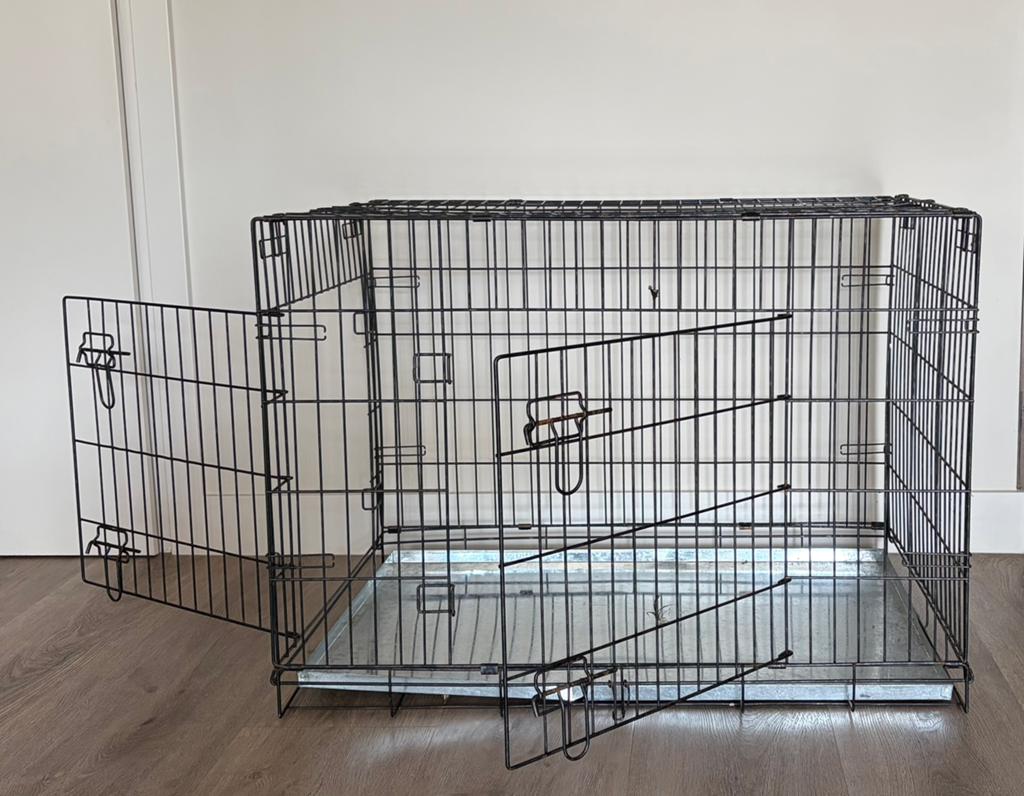 Honden bench, Dieren en Toebehoren, Hondenhokken, Ophalen, Hondenkennel, Gebruikt, 65 tot 100 cm