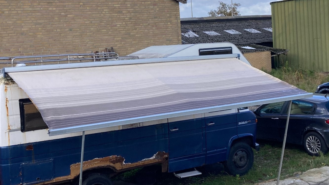 Fiamma oldtimer luifel voor camper of caravan, Ophalen, Gebruikt