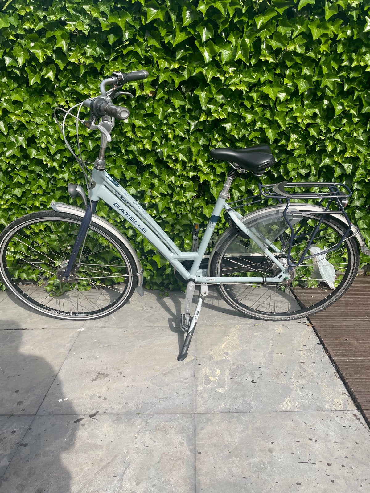 Gazelle Damesfiets - Lichtblauw, Comfortabel en Compleet, Fietsen en Brommers, Fietsen | Dames | Damesfietsen, Ophalen, Velgrem