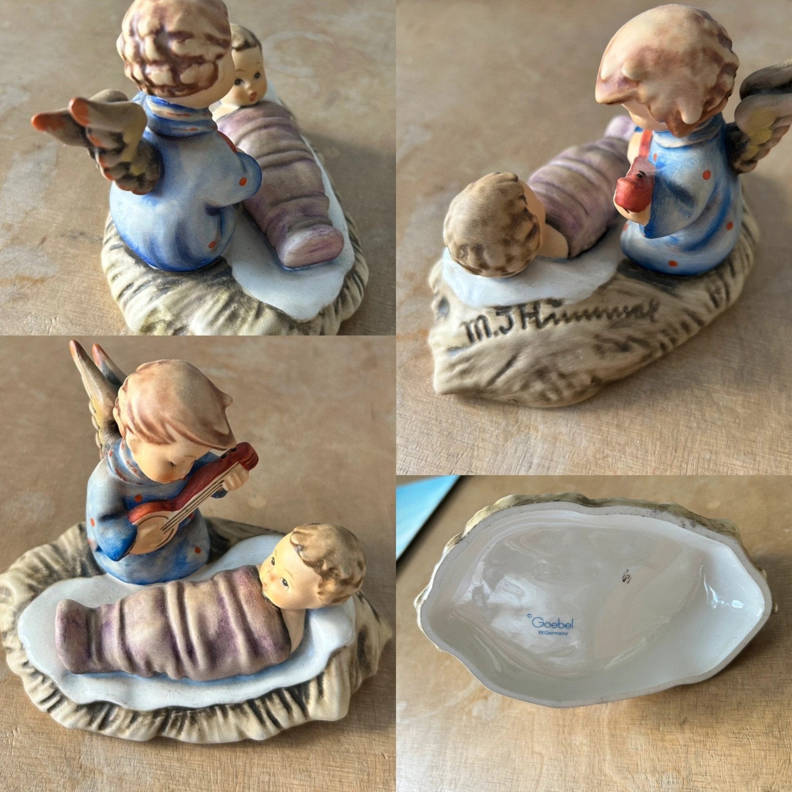 Goebel Hummel Beeldje: Engel met Baby Jezus, Ophalen of Verzenden, Zo goed als nieuw, Hummel