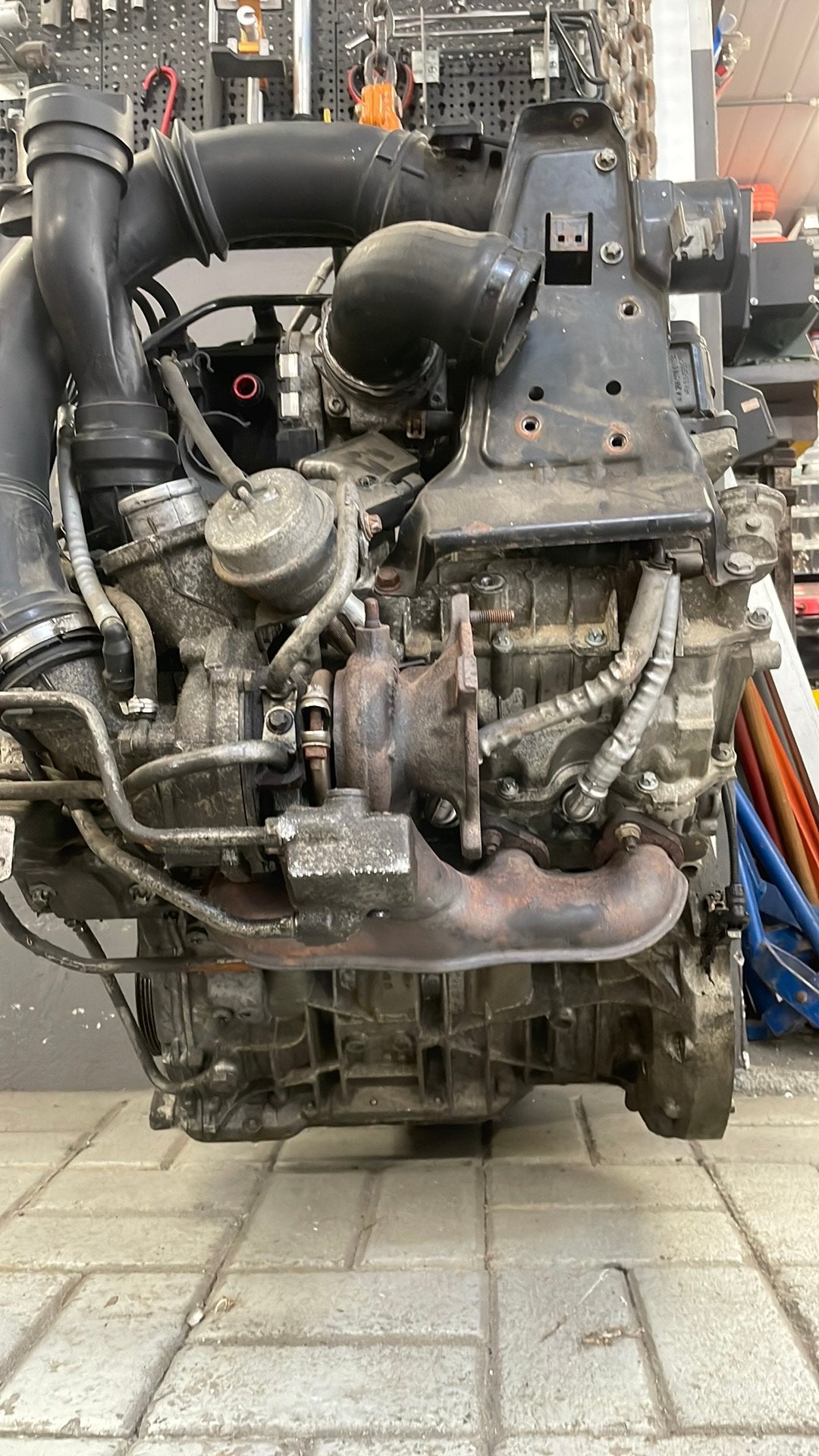 Motorblok zonder automaatbak Mercedes B200Turbo W245, Ophalen of Verzenden, Gebruikt, Mercedes-Benz