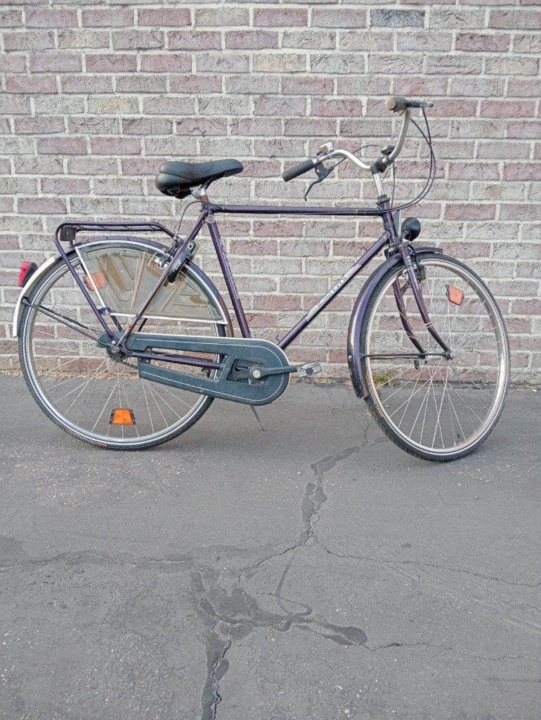Herenfiets Minerva, Fietsen en Brommers, Fietsen | Heren | Herenfietsen, 53 tot 57 cm, Ophalen, Gebruikt, Overige merken