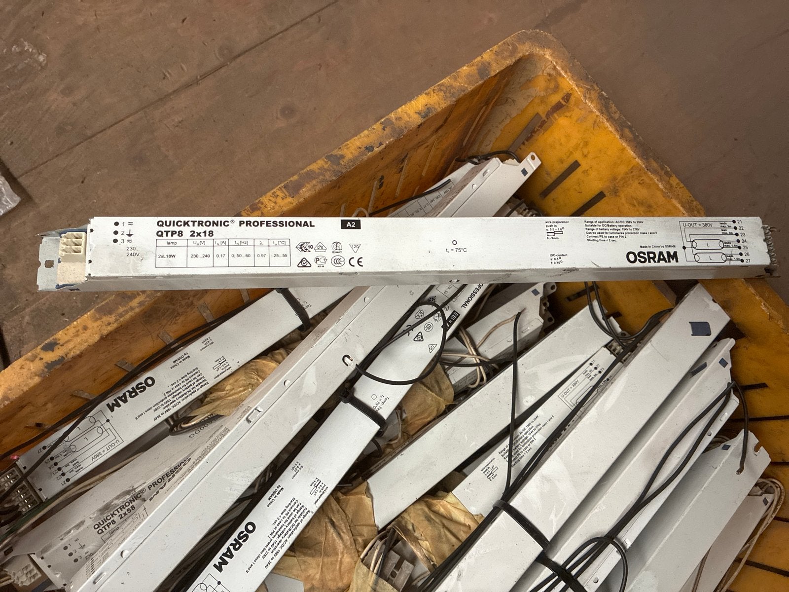 OSRAM QUICKTRONIC PROFESSIONAL QTP8 2x18 VSA, Doe-het-zelf en Verbouw, Ophalen of Verzenden, Gebruikt