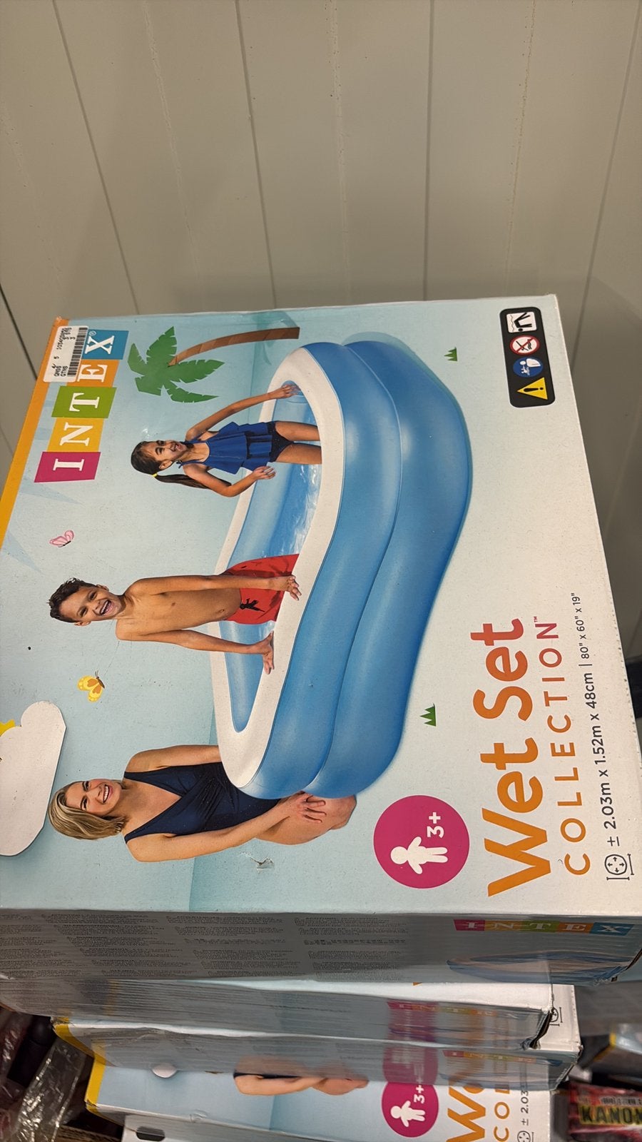 Vierkant zwembad, Minder dan 80 cm, Opblaaszwembad, Ophalen of Verzenden, Minder dan 200 cm
