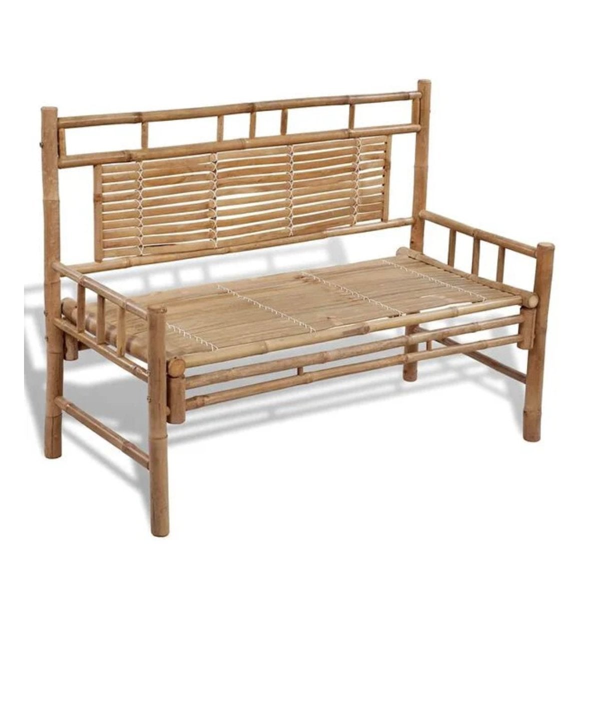 Tuinbank bamboe bohemian bamboo, Tuin en Terras, Tuinbanken, Ophalen, Zo goed als nieuw