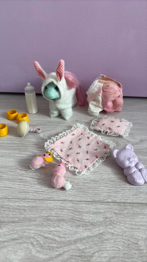 My little pony vintage baby cuddles g1, Kinderen en Baby's, Speelgoed | My Little Pony, Ophalen of Verzenden, Zo goed als nieuw