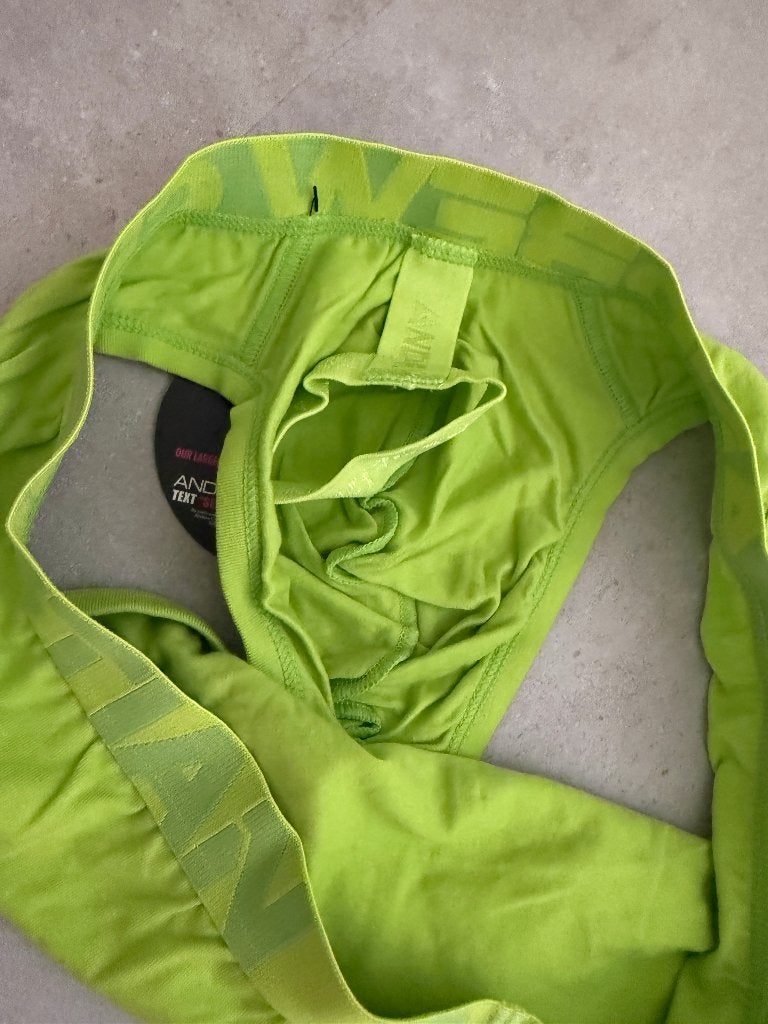 Andrew Christian bulge slip, maat M, Ophalen of Verzenden, Groen, Slip