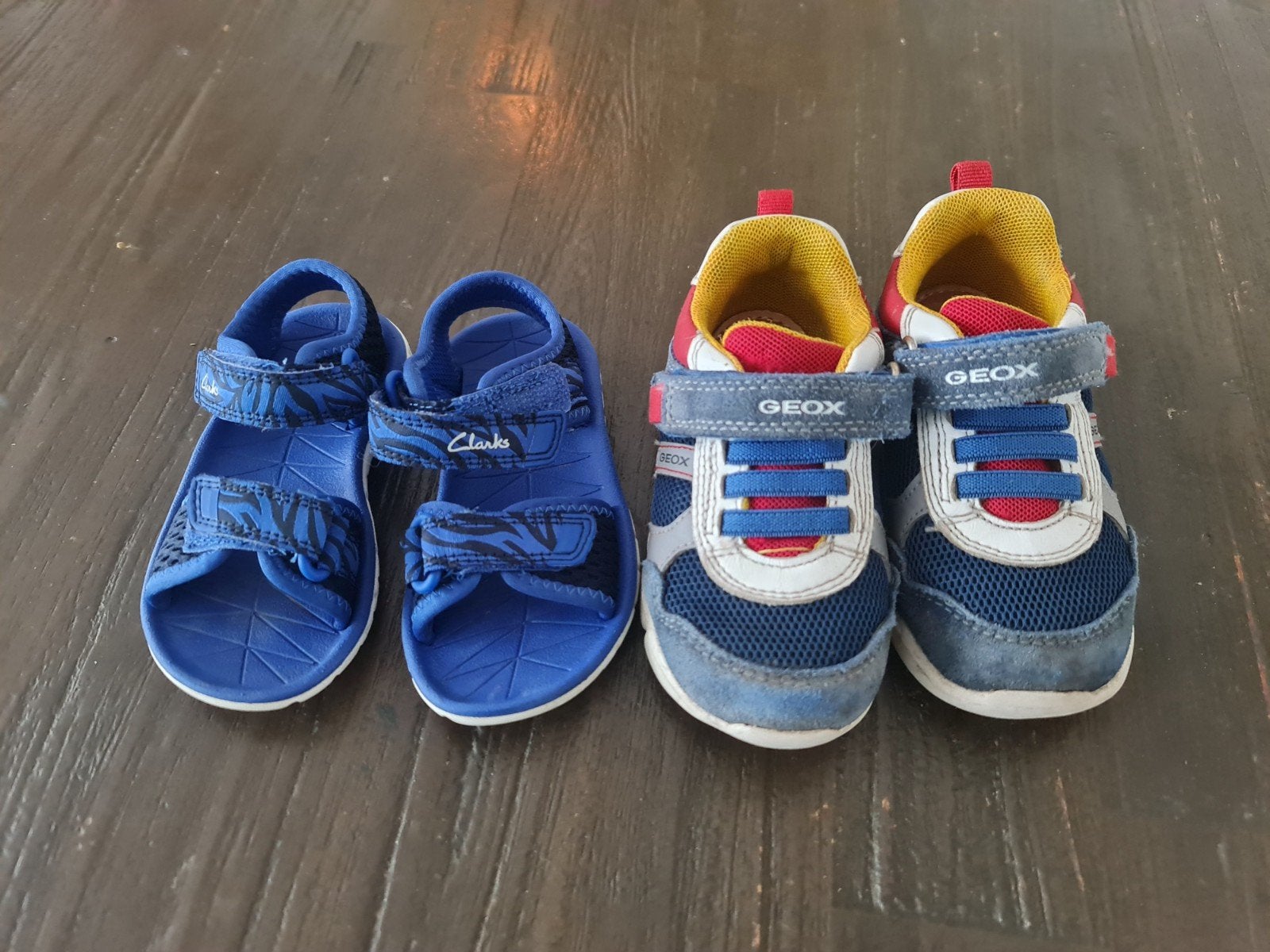 Clarks en Geox kinder schoenen, Jongetje of Meisje, Ophalen of Verzenden, Geox, Gebruikt