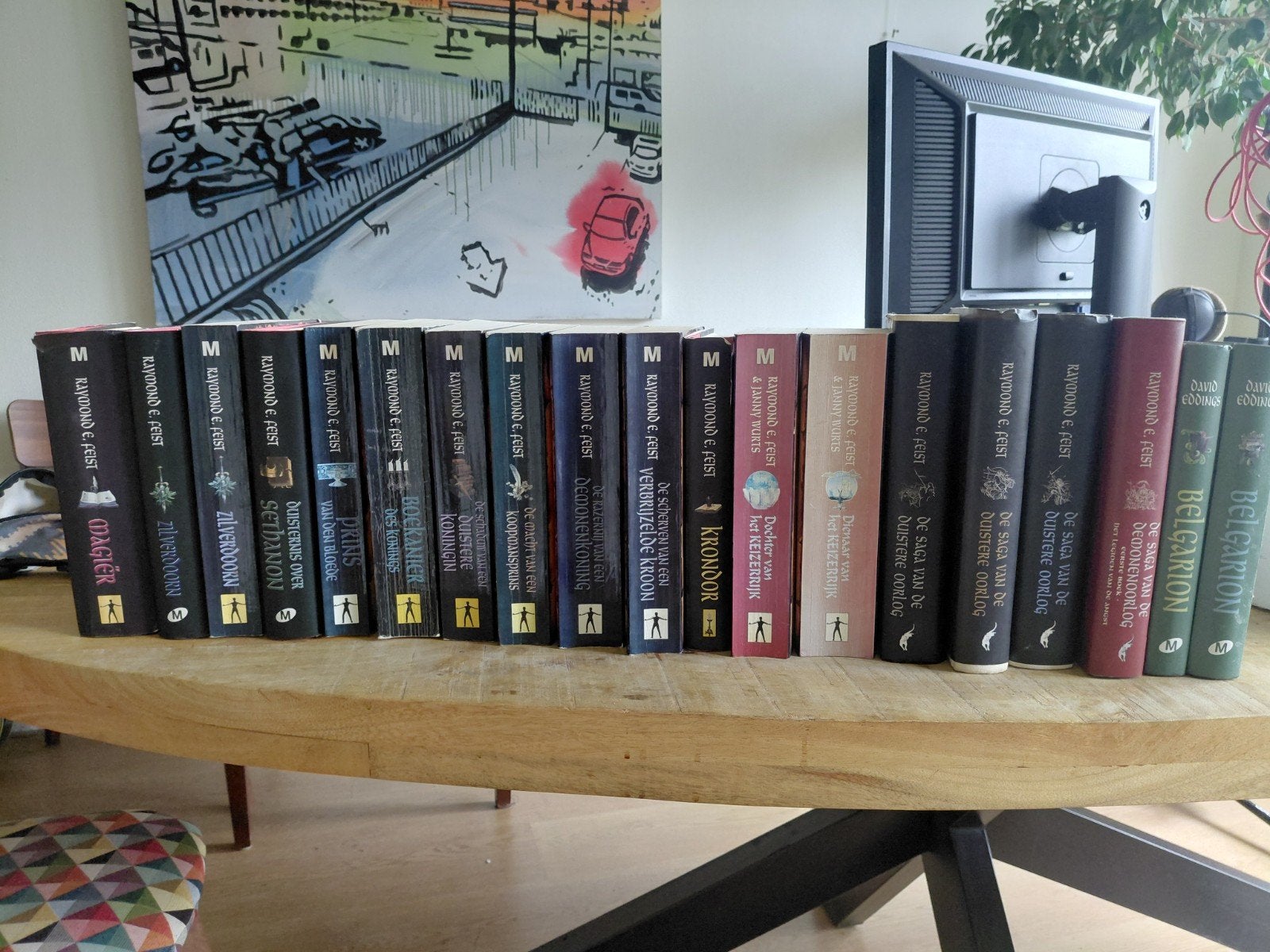Grote collectie Raymond E. Feist boeken (fantasy), Ophalen of Verzenden, Gelezen, Raymond E. Feist