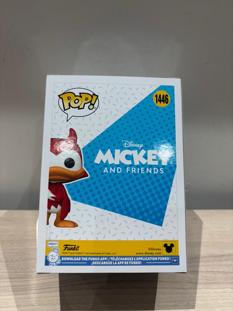 Funko Pop Disney 1446 Devil Donald Pumpkin Black Light Chase, Funko Europe, Ophalen of Verzenden, Zo goed als nieuw, 4th floor, 1 Queen Caroline St, London W6 9YN, Verenigd Koninkrijk
