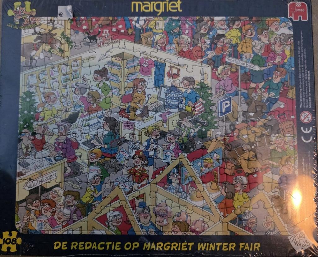 Jan van Haasteren puzzel - Margriet Winter Fair, Ophalen of Verzenden, Meer dan 50 stukjes, Gebruikt, 6 jaar of ouder