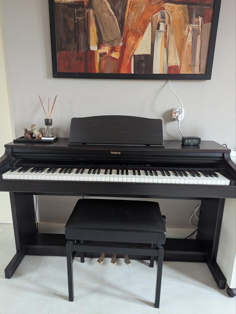 Roland HP 236 digital piano, Ophalen, Gebruikt, Zwart