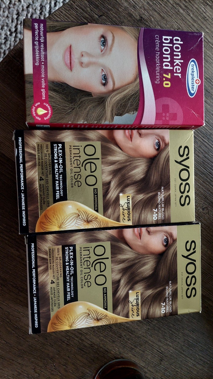 haarverf 2. natuurlijk blond en donker blond, Ophalen of Verzenden, Nieuw, Overige typen