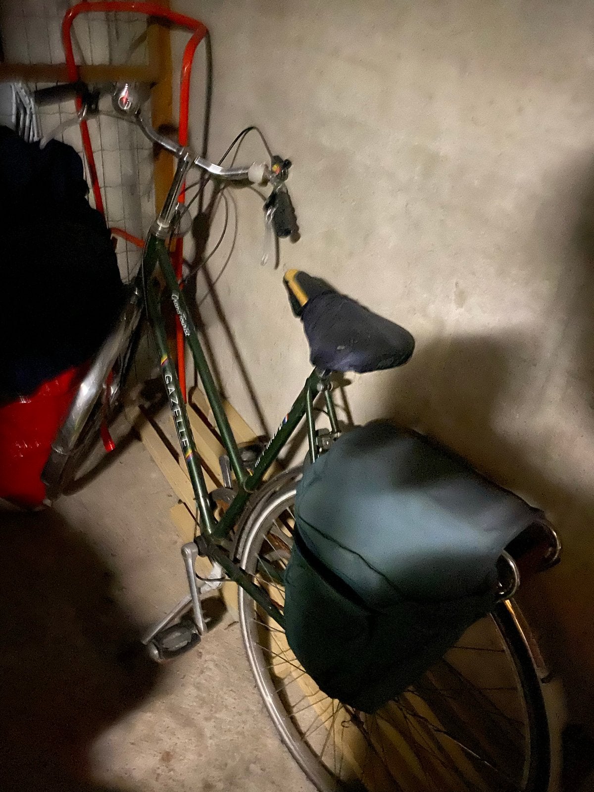 Vintage Gazelle Grand Tourist fiets - Groen, 55 tot 59 cm, Ophalen, Velgrem, Jaren '60 of nieuwer