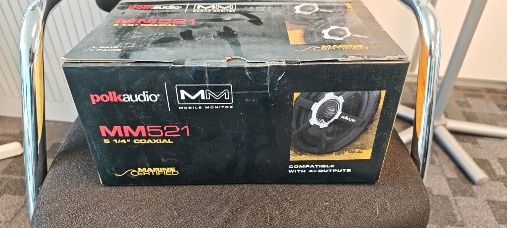 Polk audio MM521 - 51/4" coax speakerset - Marine certified, Ophalen of Verzenden, Nieuw