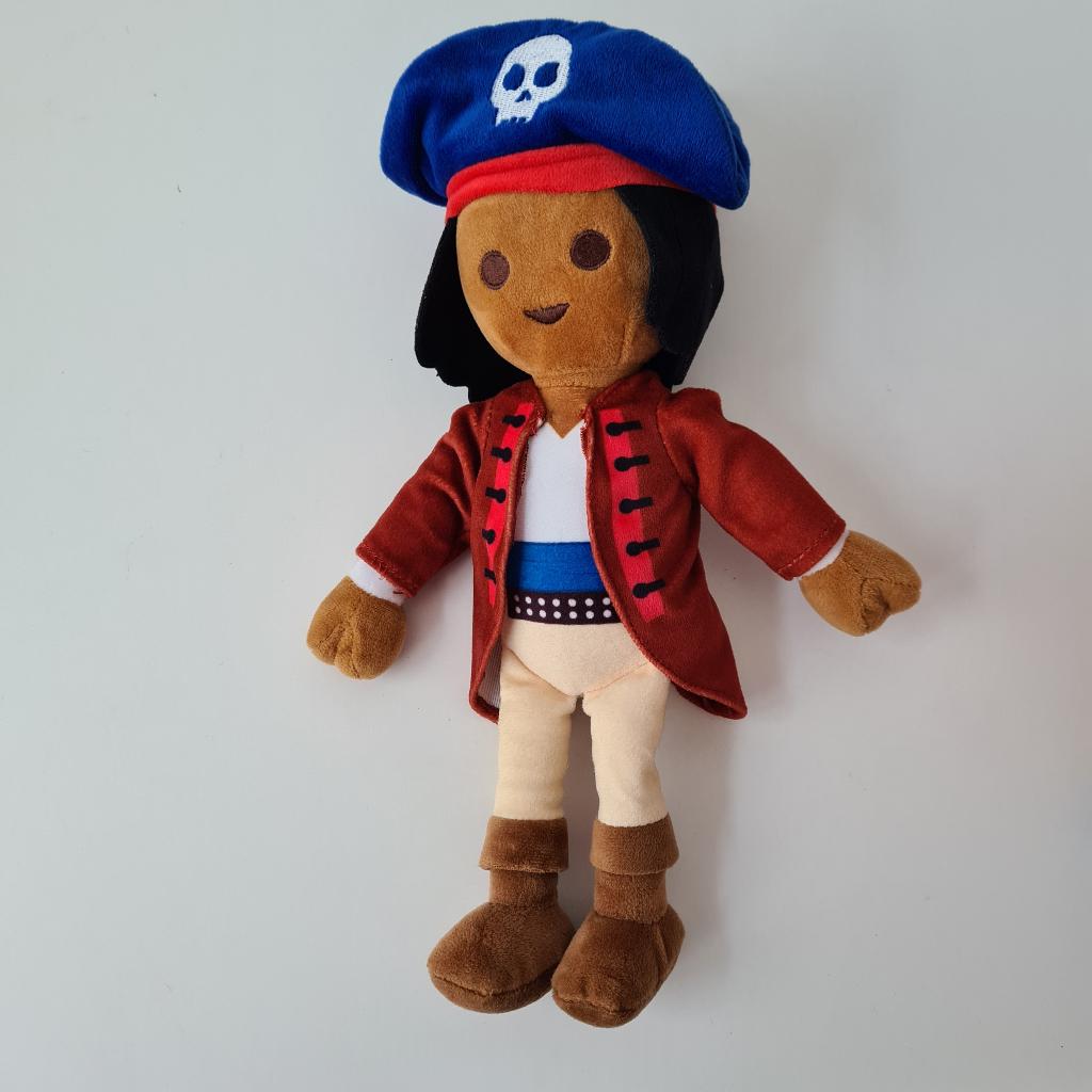 Knuffel piraat playmobil, Overige merken, Overige typen, Ophalen of Verzenden, Middelgroot (20 tot 80 cm)