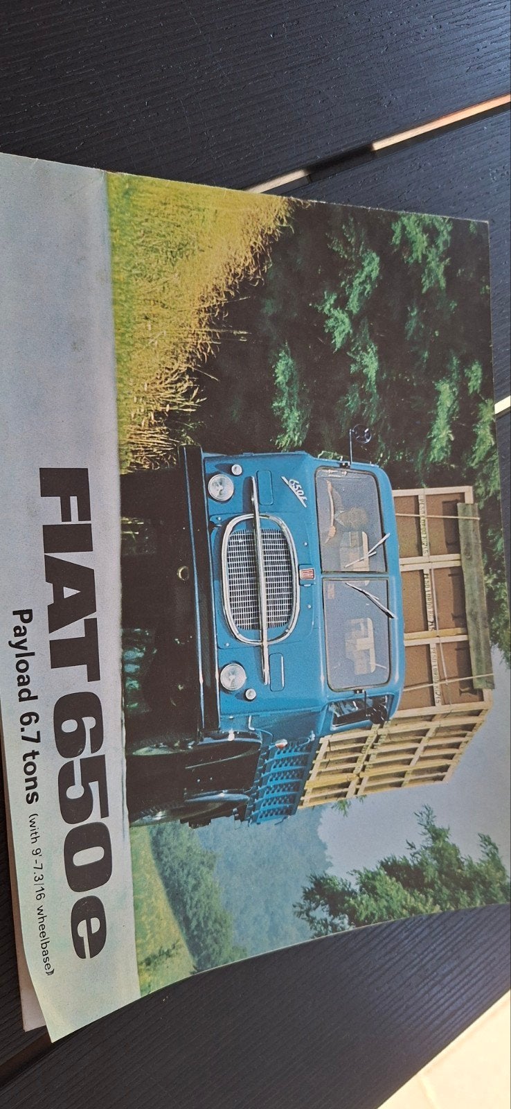 Fiat 650e Vrachtwagen Brochure (6.7 ton laadvermogen), Ophalen of Verzenden, Gelezen