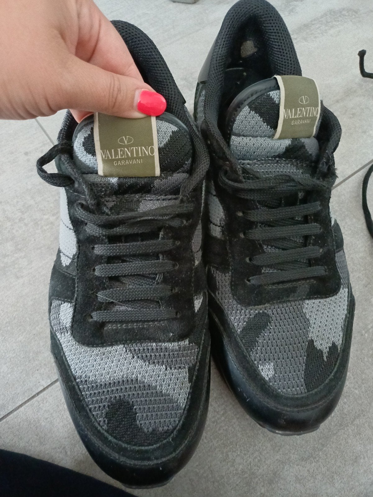 Valentino Garavani Heren Sneakers Maat 41, Zwart, Valentino Garavani, Ophalen of Verzenden, Sneakers of Gympen