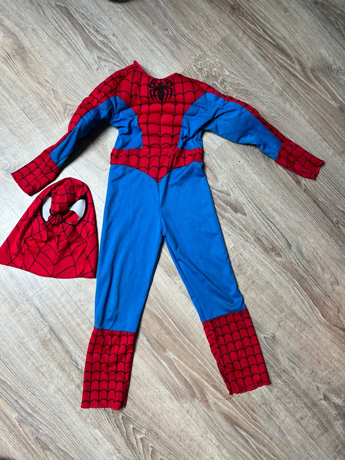 Spiderman kostuum met masker - Maat 92, Ophalen of Verzenden, Gebruikt, Jongen, Setje