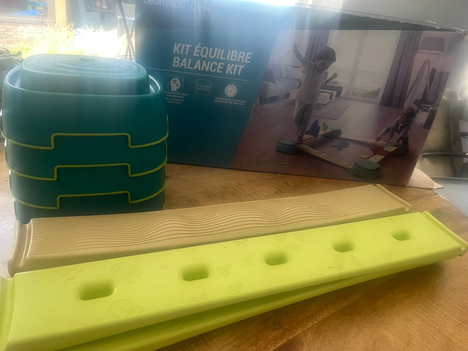 Decathlon DOMYOS Behendigheidsparcours kleutergym 2-6 jaar, Ophalen, Zo goed als nieuw
