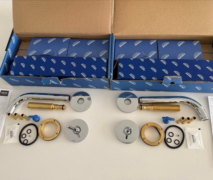 Grohe Atrio New wastafelkranen opbouwdelen (2 stuks), Overige typen, Nieuw, Ophalen of Verzenden, Minder dan 100 cm