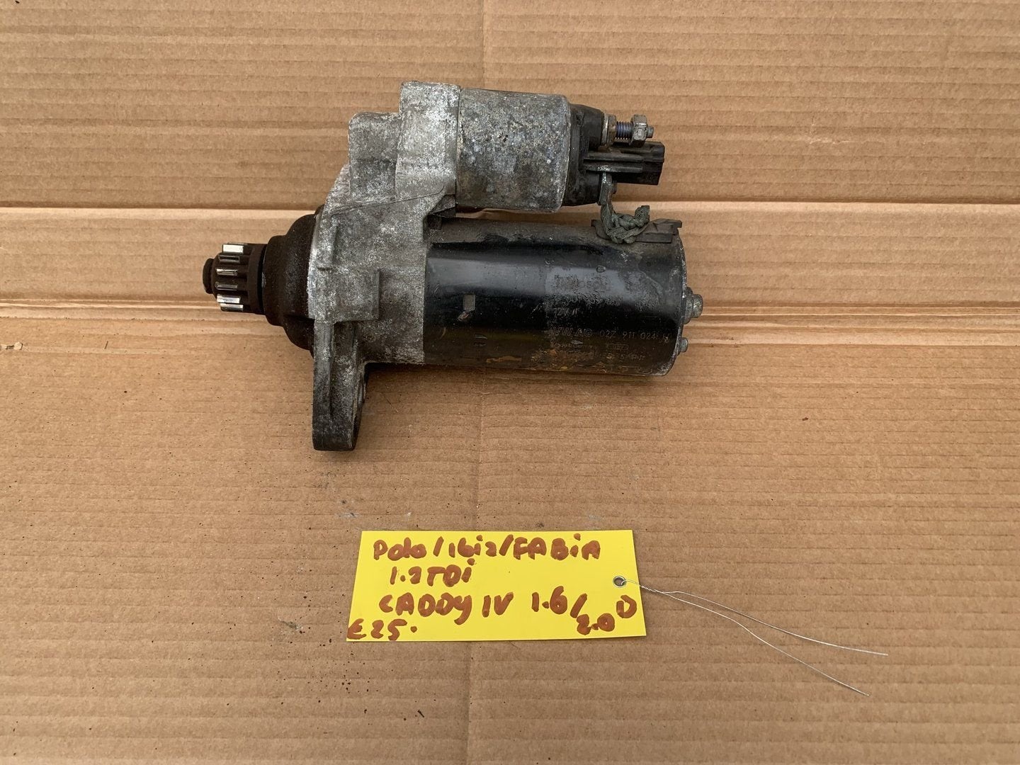 Startmotor 02Z911024H 001153007 polo Ibiza fabia caddy DSL, Auto-onderdelen, Motor en Toebehoren, Gebruikt, Seat, -, -