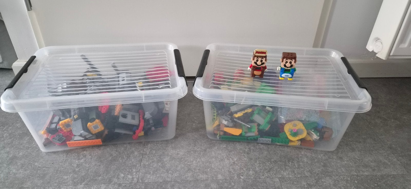 Grote partij Mario LEGO in opbergboxen, Ophalen, Inclusief minifiguren, Overige thema's, Lego
