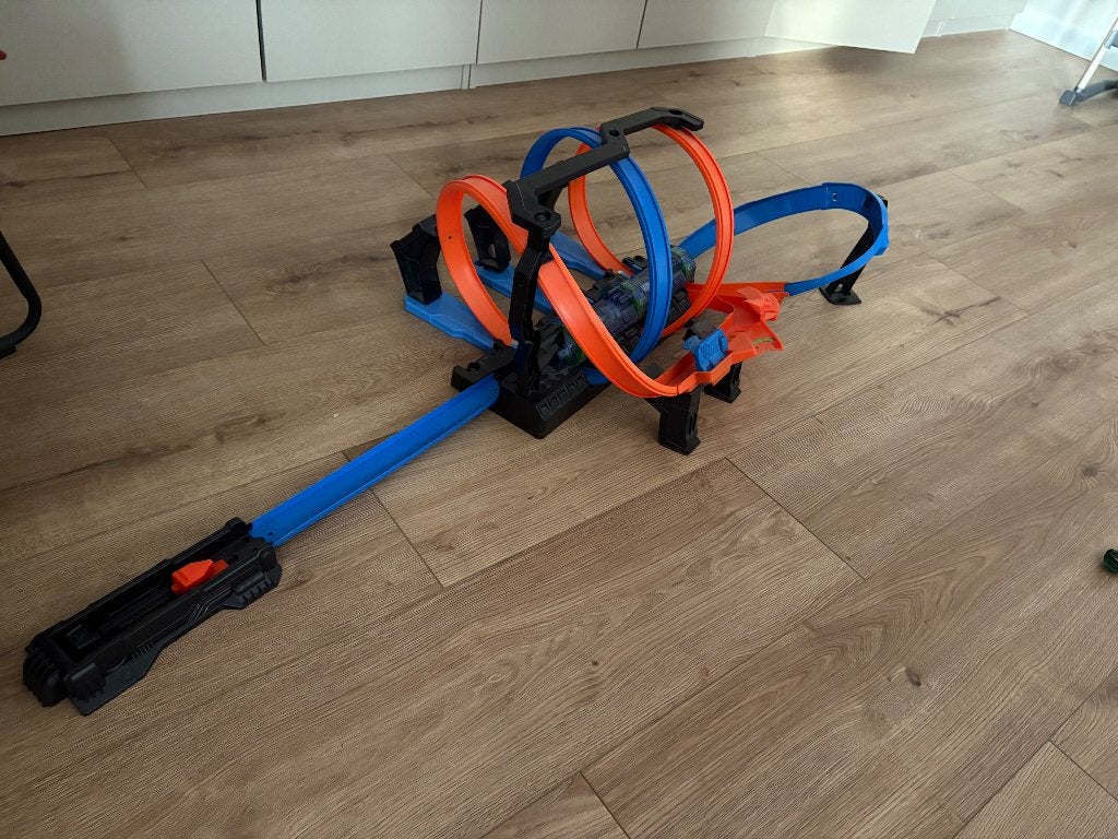 Hot wheels baan, Ophalen, Racebaan, Zo goed als nieuw, Hot Wheels