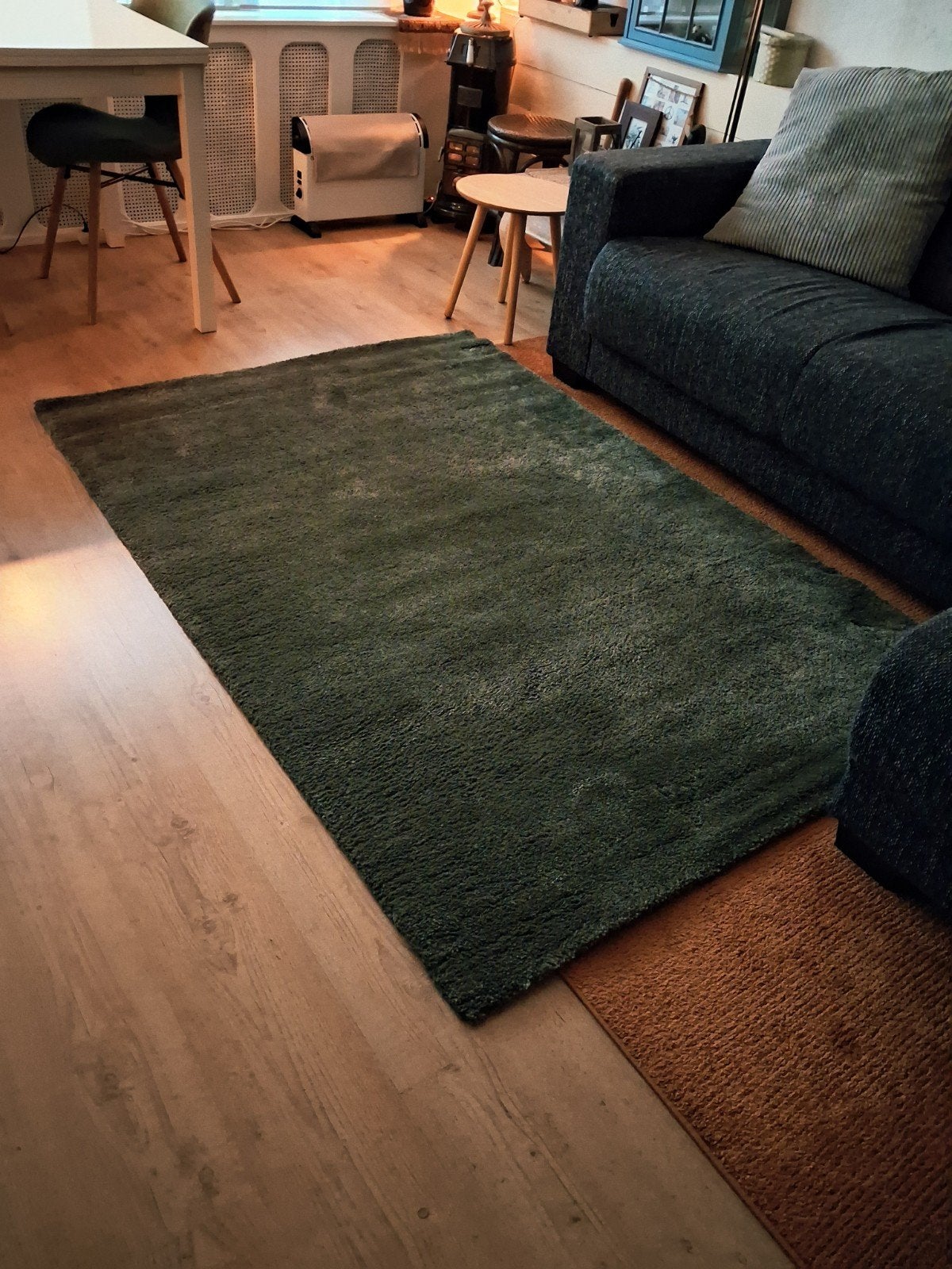 Vloerkleed Stoense groen 133x195  ikea, Ophalen, 100 tot 150 cm, Zo goed als nieuw, 150 tot 200 cm