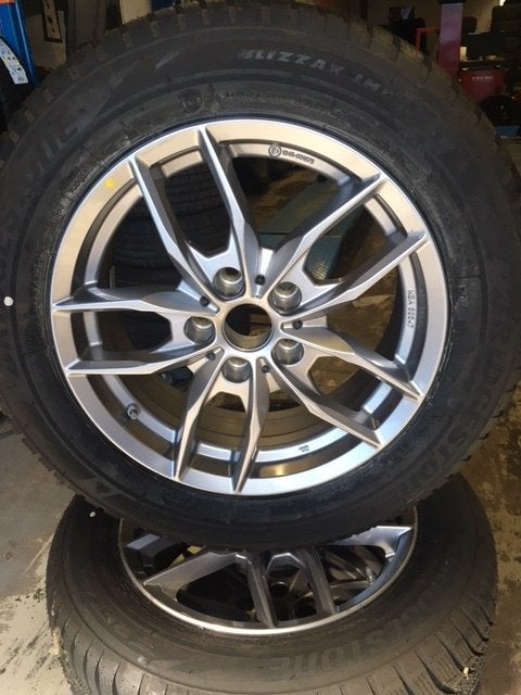 Winterset 5x112 BMW + Bridgestone Runflat+TPMS Sensoren, Ophalen, 16 inch, Banden en Velgen, Nieuw