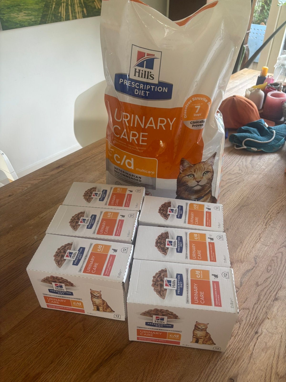 Hill’s Urinary Care C/D droog en nat voer., Ophalen, Kat