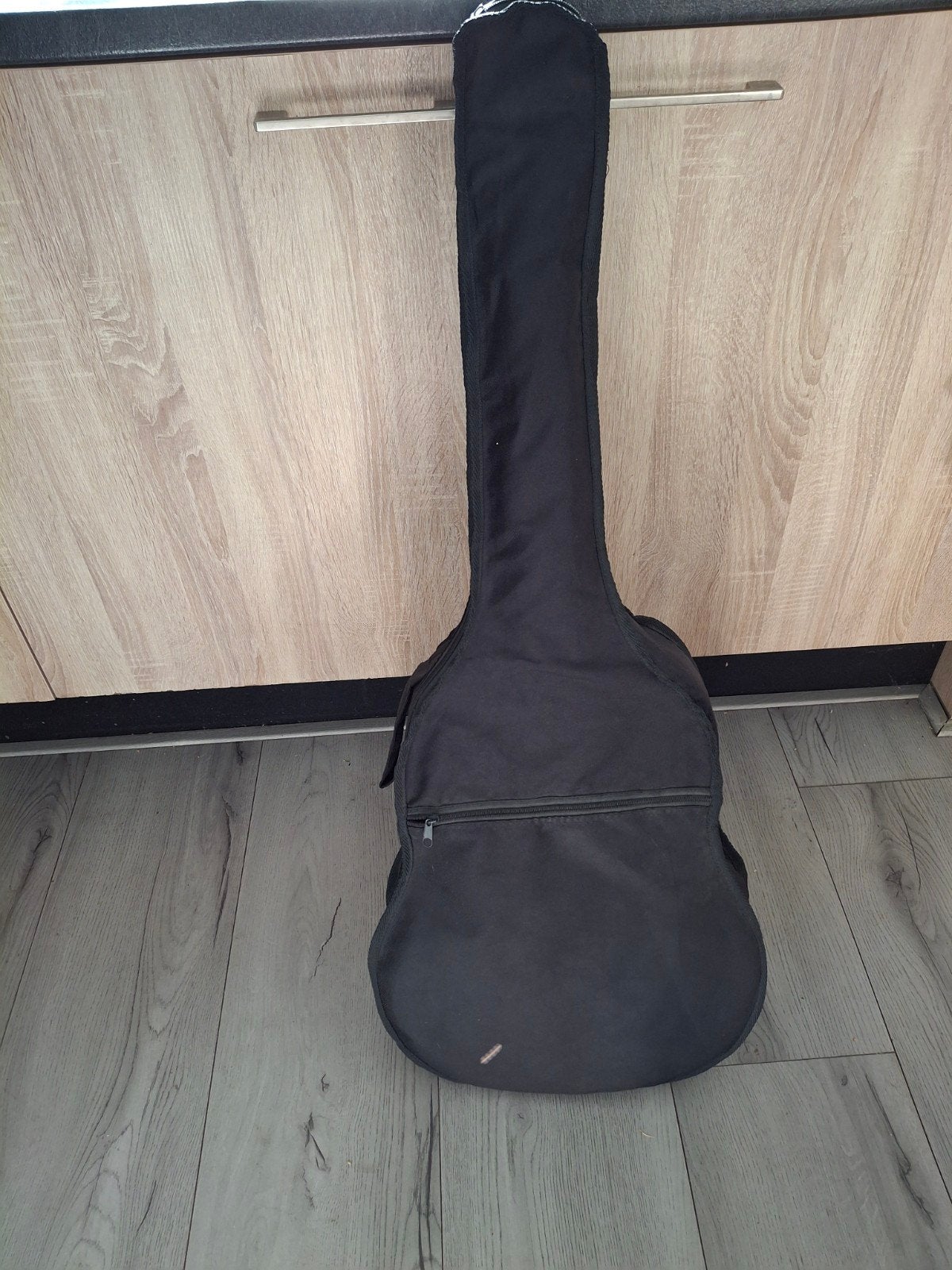 Gitaar met hoes, Muziek en Instrumenten, Ophalen, Zo goed als nieuw, Klassieke of Spaanse gitaar