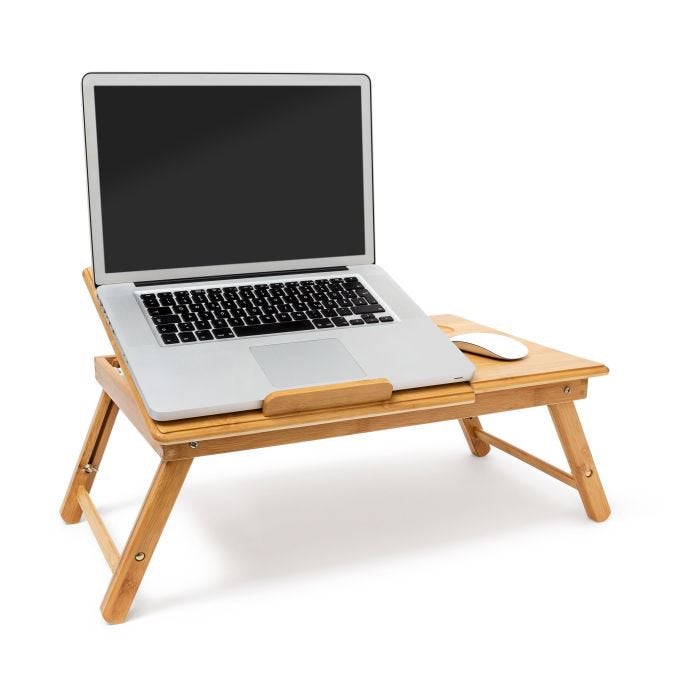 Bamboe laptoptafel voor bed, Ophalen, Nieuw, Babijhandel@gmail.com, Babij