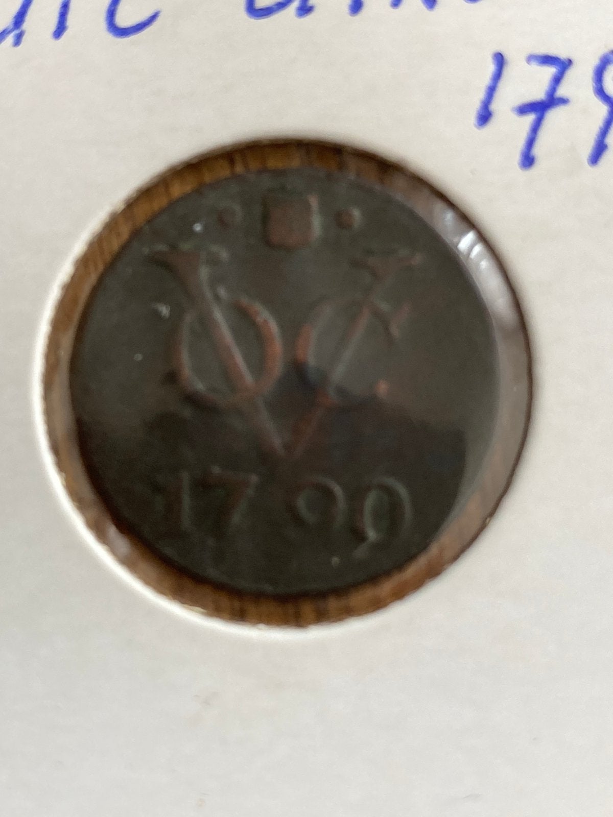 VOC duit Utrecht 1790., Postzegels en Munten, Verzenden, Vóór koninkrijk, Overige waardes, Losse munt