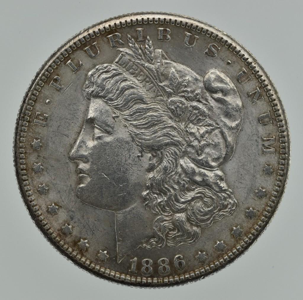 USA Morgan Dollar 1886 S, Verzenden, Noord-Amerika, Losse munt, Zilver