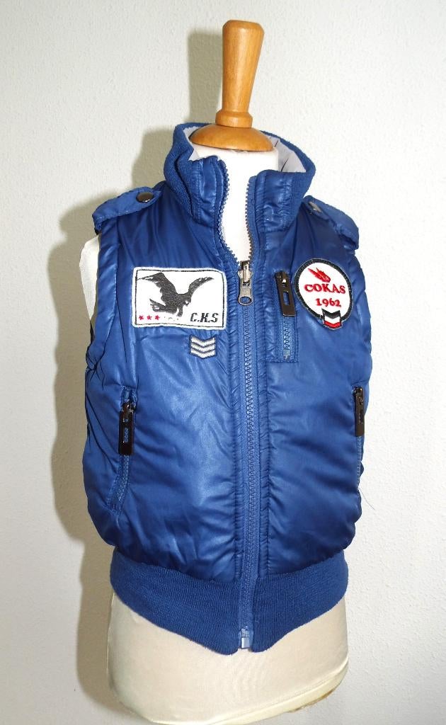 mooie CKS reversible bodywarmer maat 3 - 98, Kinderen en Baby's, Kinderkleding | Maat 98, Trui of Vest, Ophalen of Verzenden, Jongen
