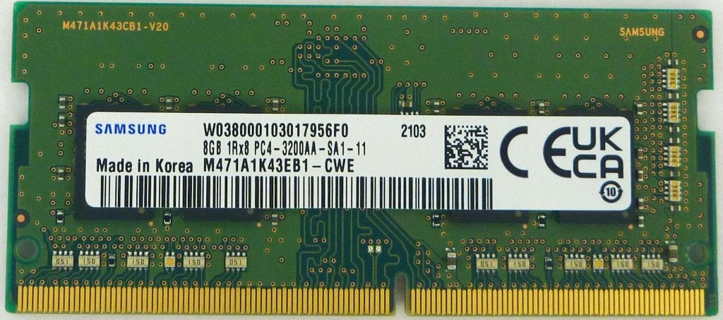 Samsung 8GB DDR4 3200MHz SO-DIMM Geheugen!! Vaste prijs!!, DDR4, 8 GB, Ophalen of Verzenden, Zo goed als nieuw