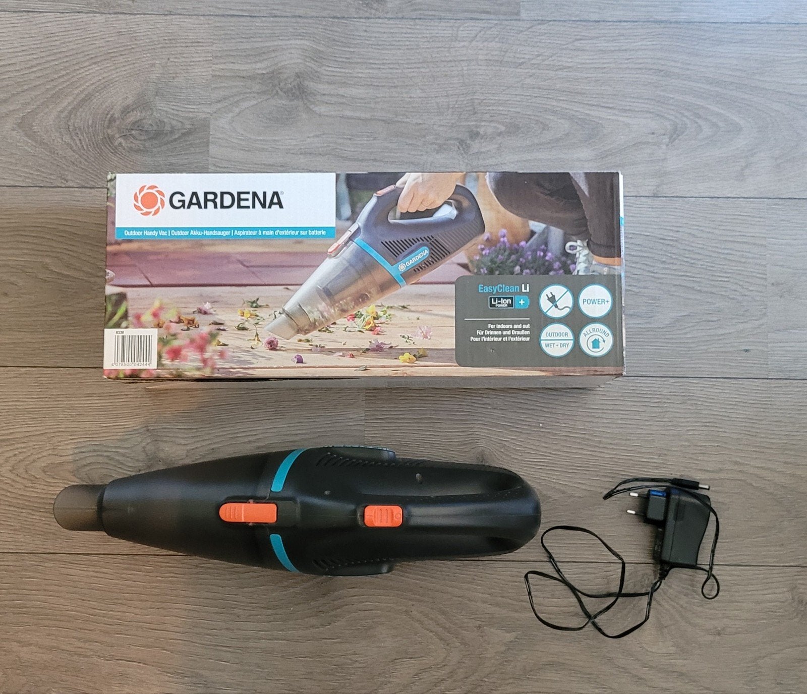 Gardena EasyClean Handstofzuiger Wet and Dry, Ophalen, Overige merken, Kruimeldief, Draadloos