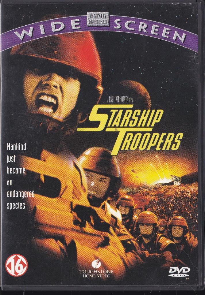 Starship troopers ֎ 1997, Casper Van Dien, Dina Meyer, Cd's en Dvd's, Vanaf 16 jaar, Ophalen of Verzenden, Gebruikt, Science Fiction