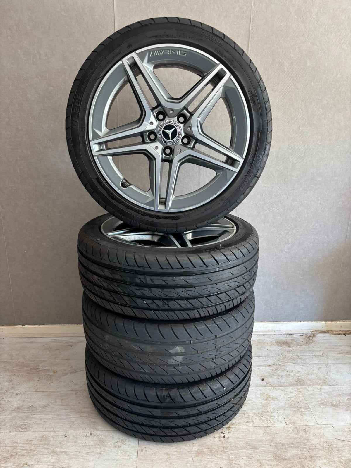 Originele 18 inch Mercedes AMG Velgen W177 CLA B-Klasse, Auto-onderdelen, 18 inch, Velg(en), Ophalen of Verzenden, Zomerbanden